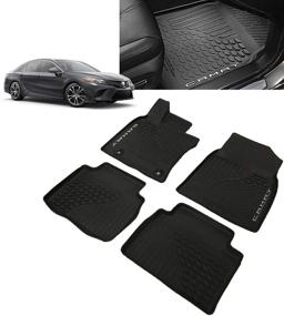 img 1 attached to 🚗 TOYOTA PT908-03180-20 All-Weather Floor Liner (Black): Enhancing Protection for Your Vehicle with 1 Pack