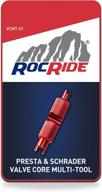 🔧 rocride bike tire presta valve core removal tool - simplify tire maintenance logo