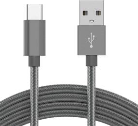 img 4 attached to High-Quality TalkWorks USB C Cable 10ft Long for Fast Charging Samsung Galaxy S21/S20/S10/S9/S8, Note, Pixel, Nintendo Switch - Slate