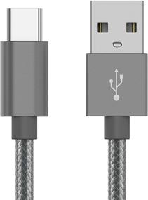 img 3 attached to High-Quality TalkWorks USB C Cable 10ft Long for Fast Charging Samsung Galaxy S21/S20/S10/S9/S8, Note, Pixel, Nintendo Switch - Slate