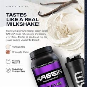 img 2 attached to 🥛 Kaged Muscle - Premium Kasein Protein Powder, Micellar Casein, Vanilla, Banned-Substance Free, Protein Supplement for Muscle Building and Recovery - 25 Servings