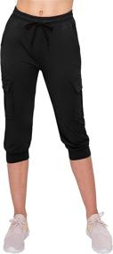 img 3 attached to ALWAYS Women's Cargo Jogger Pants: Luxuriously Soft Lounge Sweatpants for Women