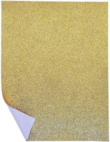 img 1 attached to 📇 Gold Glitter Cardstock Paper for Card Making - 8.5 x 11 Inches, Pack of 24 Sheets