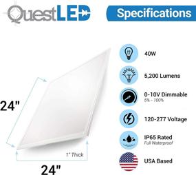 img 3 attached to QuestLED Ceiling Light Ultra Slim Dimmable Lighting & Ceiling Fans