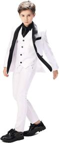 img 3 attached to 👑 Stylish and Timeless Tuxedo Attire for Modern Royalty - Toddler Boys' Clothing