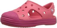 crocs bump it k sandal: perfect footwear for toddlers and little kids logo