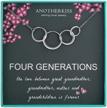 generations necklace sterling interlocking grandchildren logo