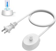 зарядная база для электрической зубной щетки braun oral-b 3757: водонепроницаемая индукционная зарядка совместима с оригинальными моделями oral-b pro и большинством других моделей. логотип