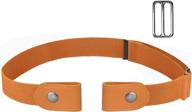 👗 invisible elastic buckle stretch women's belt accessories: enhance comfort and style logo