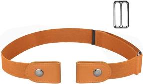 img 4 attached to 👗 Invisible Elastic Buckle Stretch Women's Belt Accessories: Enhance Comfort and Style