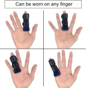 img 3 attached to 🖐️ Suprbird Finger Brace: 2PCS Trigger Finger Splint for Tendon Release & Pain Relief