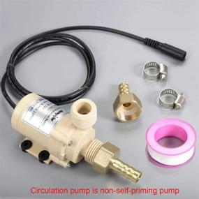 img 3 attached to Efficient 12V Solar Water Heater Circulation Pump with Low Noise - bayite BYT-7A015