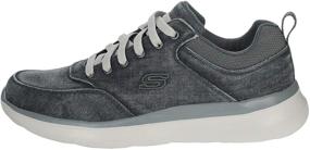 img 4 attached to Skechers Mens Delson 2 0 Charcoal Men's Shoes in Fashion Sneakers