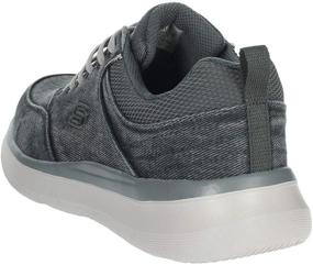 img 3 attached to Skechers Mens Delson 2 0 Charcoal Men's Shoes in Fashion Sneakers