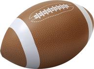 🏈 premium raft grade vinyl inflatable football - 3.5 feet giant size with patch kit included by gofloats логотип