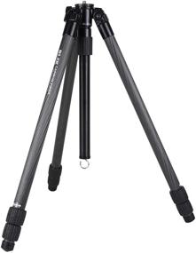 img 4 attached to SLIK Pro CF-833 Carbon Fiber 📷 Tripod Black: Lightweight and Sturdy Camera Support (615-922)