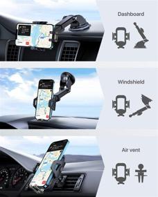 img 3 attached to 📱 Andobil Wireless Car Charger Mount: Qi Fast Charging with QC3.0 Adapter for iPhone 12/11/X/SE, Samsung Galaxy S21/S20/Note20 - Air Vent Car Charger Holder