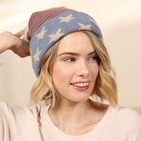 img 3 attached to Classic Cable Knit Beanie Detachable Outdoor Recreation for Outdoor Clothing