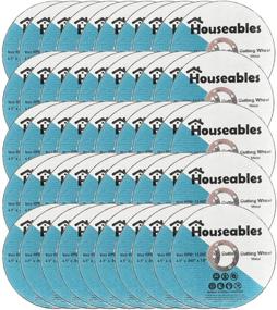 img 4 attached to 🔪 50 Pack of 4.5" Stainless Steel Cut Off Wheels - Thin, Abrasive Grinding Discs for Angle Grinders, Metal Cutting Blades with 7/8" Arbor - High Friction Power Hand Tool