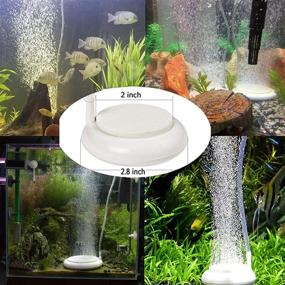img 2 attached to 🐠 Nano Aquarium Air Stone with Control Valve - Increase Oxygenation and Promote Healthy Plant Growth in Your Fish Tank