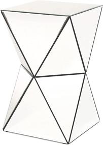 img 4 attached to 🪞 Stylish and Versatile: Christopher Knight Home Aami Mirrored Side Table, Clear / Mirror