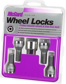 img 1 attached to 🔒 McGard 27181 Chrome Bolt Style Cone Seat Wheel Locks (M14 x 1.5) - Set of 4: Secure Your Wheels with Style and Confidence