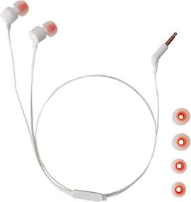 img 3 attached to Обновленные наушники JBL T110 In-Ear 🎧 белого цвета для превосходного аудио-воспроизведения