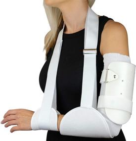 img 2 attached to 👕 Soft Lined Humeral Brace by American Heritage Industries - Support for Humeral Fractures with Full ROM for Elbow and Shoulder Joints (Large)