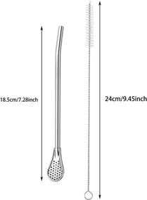 img 3 attached to Ponpon Cleaning Reusable Stainless Bombilla