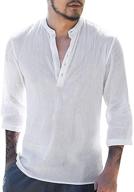 jekaoyi men's cotton henley shirts with short sleeves - apparel and tops logo