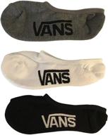 vans boys no-show socks, 3 pack - size 1-6: comfortable footwear accessories for young boys logo