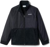 columbia steens mt 🧥 overlay fleece jacket for boys logo