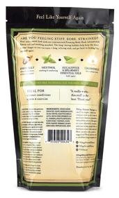 img 3 attached to Village Naturals Therapy Foaming Epsom Soak - Aches & Pains Muscle Relief (Pack of 2) - 36 oz