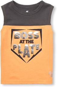 img 1 attached to 👕 Boys' Clothing | Children's Place Graphic Chalk | 9-12MOS