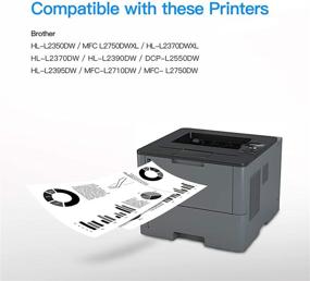 img 3 attached to LxTek Compatible Toner Cartridge & Drum Unit Replacements for Brother TN760 TN-760 DR730 DR-730 – High-Quality Printing Solution for HL-L2350DW HL-L2395DW HL-L2370DWXL Printer (2 Toner Cartridges, 1 Drum Unit, 3 Pack)
