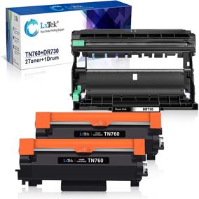 img 4 attached to LxTek Compatible Toner Cartridge & Drum Unit Replacements for Brother TN760 TN-760 DR730 DR-730 – High-Quality Printing Solution for HL-L2350DW HL-L2395DW HL-L2370DWXL Printer (2 Toner Cartridges, 1 Drum Unit, 3 Pack)