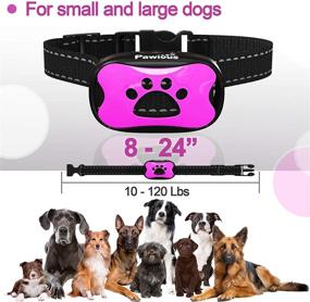 img 2 attached to 🐶 Pawious Dog Bark Collar - Gentle and Effective No Shock Anti-Barking Collar, Sound & Vibration, Adjustable Sensitivity - for Small, Medium, and Large Dogs