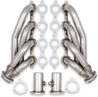 flowtech shorty headers natural finish logo