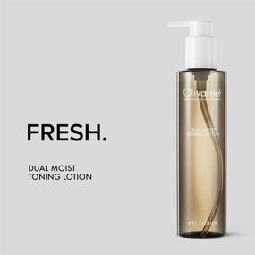 img 1 attached to Olivarrier Dual Moist Unscented Toning Lotion - Mildly Acidic Organic Moisturizing Toner for Calming Hydration, Ideal for Dry & Sensitive Skin