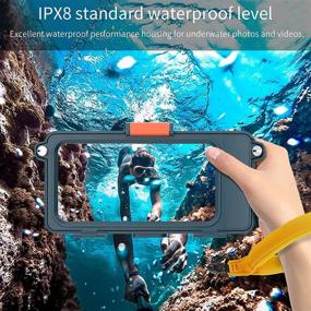 img 3 attached to 🏊 Ultimate Protective Diving Phone Case: Waterproof Housing with Camera Float for iPhone 12 Mini/11/Xs Pro Max SE XR X and Other Android Phones