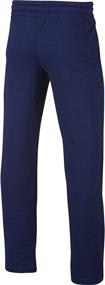 img 2 attached to 👖 Black Boys' Active Fleece Pants: NIKE Sportswear Clothing