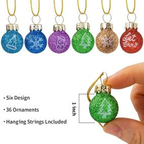 img 1 attached to Christmas Patterned Ornaments Multicolor Decoration
