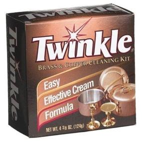 img 4 attached to 🧼 Brass & Copper Cleaning Kit by Twinkle - Easy & Effective Cream Formula, 4.38 oz, Pack of 2