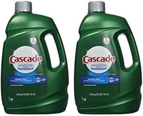 img 1 attached to Cascade Advanced Power Liquid Machine Dishwasher Detergent with Dawn - 125 fl oz, 2 Pack