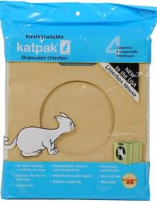 img 1 attached to Kat Pack: Your Perfect Eco-Friendly Biodegradable Travel Cat Litter Solution - 4 Pack!