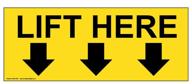 🚧 compliancesigns lifting english yellow 4 pack: ensuring compliance & safety in every lift logo