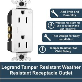 img 3 attached to 🔌 Legrand Seymour 885TRWRWCC8: The Ultimate Tamper Resistant Weather Resistant Solution