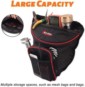 img 2 attached to 🛍️ RZR Storage Bag for Polaris Razor 570 800 S 900 1000 XP - UTV Cab Pack Center Seat Bag for Polaris RZR 1000 900 800