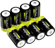 🔋 rayhom rechargeable d batteries 10,000mah 8 pack - high capacity ni-mh d cell size batteries with box (1.2v, high rate) logo