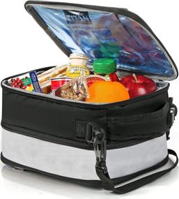 img 2 attached to ❄️ Black Arctic Zone Titan High Performance Lunch Pack - Insulated & Expandable